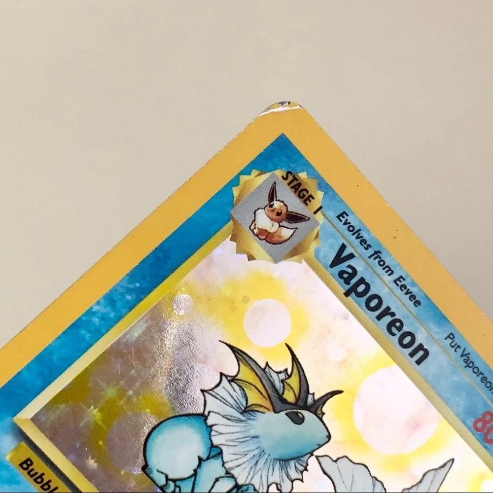 Hold 1999 Vaporeon Jungle Set Unlimited 1/64 Holo